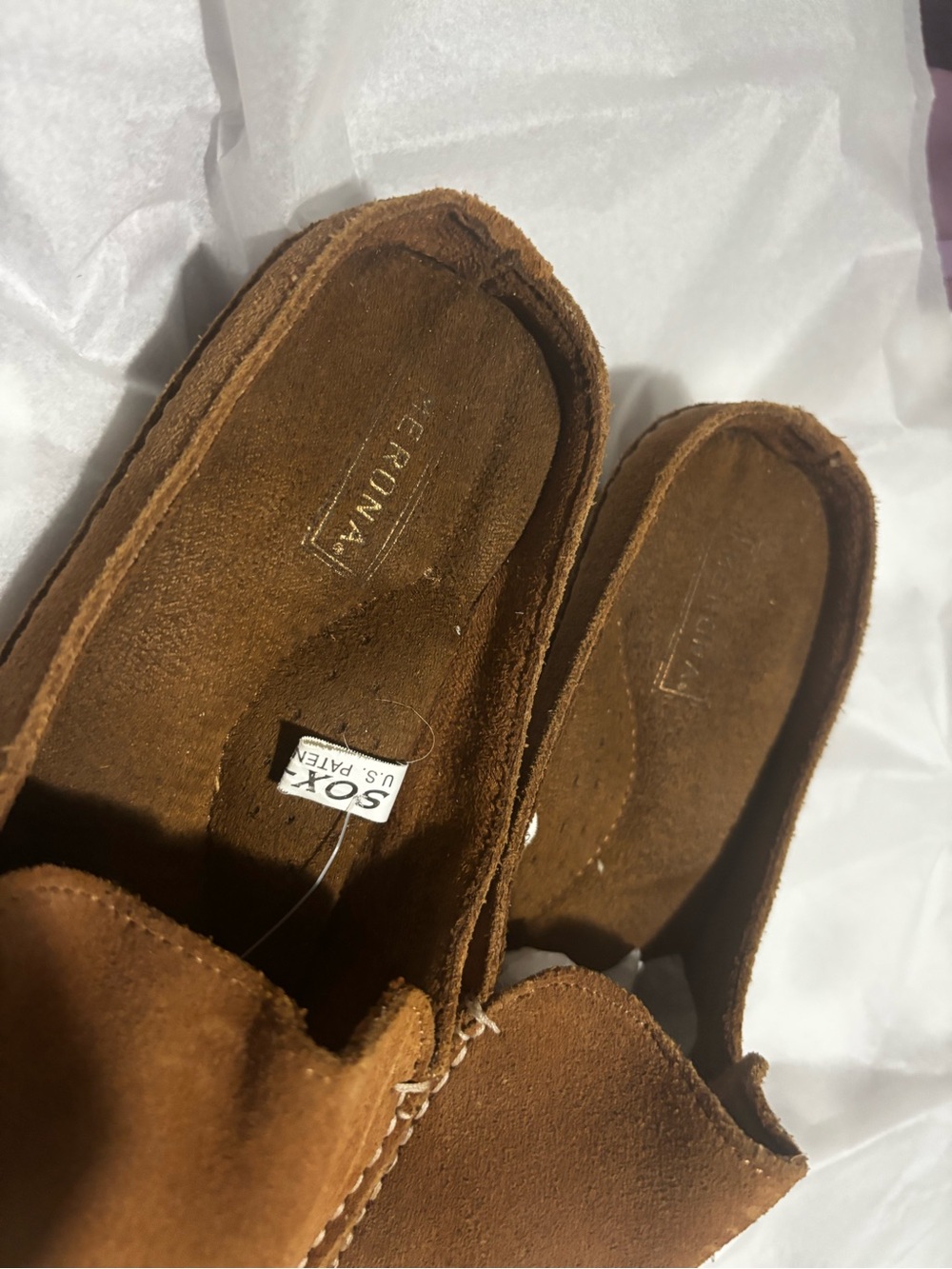 Merona Brown Suede Slip-On Loafers - Unbranded - Picture 2 of 6